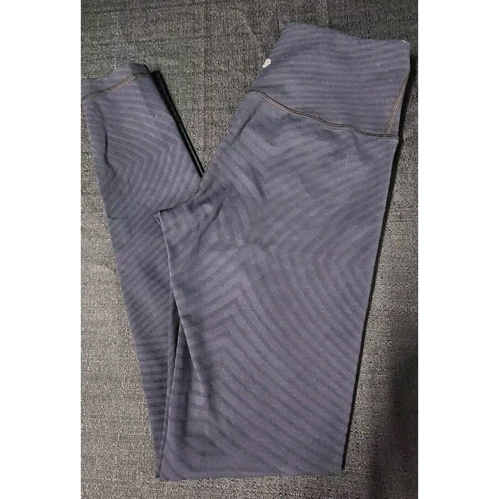 Women's VMMA Yoga Leggings Sz Small Black Charcoal Pattern Print‎ High Waisted